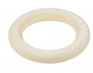 Drevený krúžok makramé, okraj 55 mm, 1 ks.