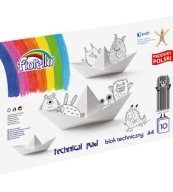 TECHNICKÝ BLOK GRAND FIORELLO 10 LIST A4 ​​BIELY