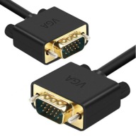 VGA ZLATÝ KÁBEL pre D-SUB FULL HD MONITOR, MEDENÝ 2M
