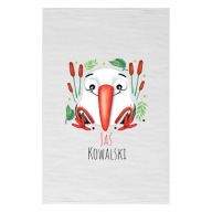 Uterák do škôlky 30x50 + Meno BOCIAN