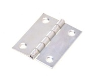 Nábytkový opletený pánt 50 x 42mm, strieborný, 10 ks
