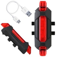 BIKE LAMP LED USB svetlá na bicykel zadné osvetlenie kufra