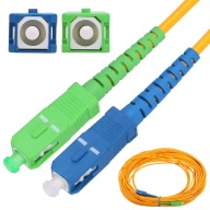 Prepojovací kábel z optických vlákien SM 9/125 SC/APC-UPC/APC 1m simplex