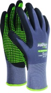 Nylonové rukavice Nitrile Flex Dots R:9 STALCO Perfect S-76319