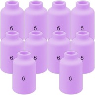 10x keramická tryska TIG #6 54N16 SR17 SR18 SR26