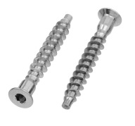Nábytkové skrutky do dreva 6,4mm x 50mm KONFIRMATY 6,4x50 20 kusov