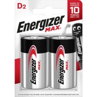 2x ENERGIZER ALKALICKÉ BATÉRIE LR20 D 1,5V
