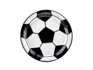 Papierové taniere Futbal 18cm 6ks Narodenin