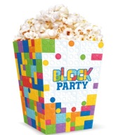 POPCORN BOXES BLOCK BLOCK ozdoba na tortu 6 ks