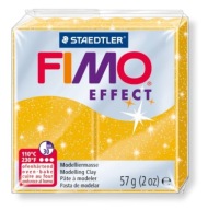 FIMO EFEKT GLITTROVÁ MODELKA, farba 112 zlatá
