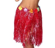 HAWAJSKÁ ČERVENÁ SUKŇA HULA HAWAII TANCE
