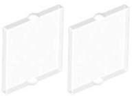 LEGO Glass 1x2x2 Transparent (60601/6254552) x2