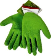 Záhradné rukavice, veľkosť 6, polyester potiahnutý LATEX FOAM Garden STALCO