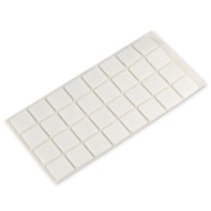 Biela plstená podložka 2,5x2,5