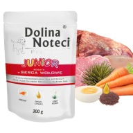 DOLINA NOTECI JUNIOR Mokré krmivo Hovädzie srdce 300g
