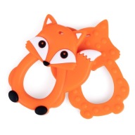 GiliGums SENSORY SILICONE Teether Fox 3m+