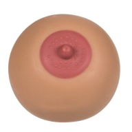Antistresová prsia z gumy XXL 9 cm veľká na stláčanie a miesenie