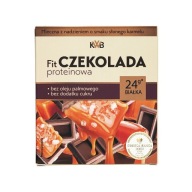 FIT Proteínová čokoláda 80g KWB mlieko s príchuťou slaného karamelu