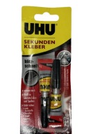 UHU 2 x 2g rýchloschnúce sekundové lepidlo SUPER GLUE tekutý Kyanoakrylát