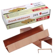 24/6 medené sponky do zošívačky 1000 ks.