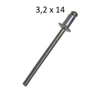 SLEPÉ NITY 3,2x14 hliníkové - oceľové balenie 100 ks.