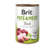 BRIT Pate&Meat Duck mokré krmivo pre psov s kačicou 400g BEZ OBRNÍ