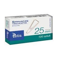 TROJUHOLNÍKOVÉ KLIPY 25 MM 100 KS TETIS