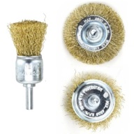 Sada kief Drôtená kefa so stopkou 20, 2x50 mm 3ks Hoegert