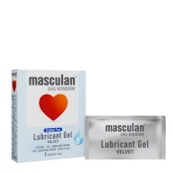 Intímny gél hydratačný lubrikant Masculan Velvet 3ml 5 ks