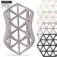 Podšálka Hrnčeky Hrnčeky Coaster Grey Silicone