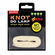 Bavlnený knôt do LAMPY, SVIETKY - PLOCHÝ 9mm/1m