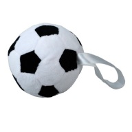 Futbalový maskot, bielo/čierna