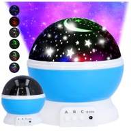STARS PROJECTOR otočná lampa do projektora prenosná ako darček pre deti