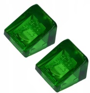 LEGO Slant 1x1 Trans Green (54200/6245270) x2