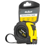 Zvinovací meter, lakovaná oceľ REBEL 5m 25mm