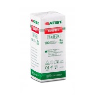 Nesterilné plynové kompresie BATIST 17n 5 x 5 100 ks.