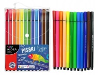 Kidea fixky, fixky, v kufríku, 12 farieb