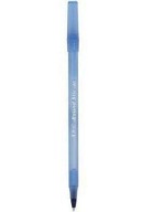 BIC Round Stick modré pero