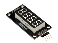 620 LED zobrazovací modul 4-miestny TM1637 biely