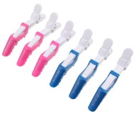 SPONKY DO VLASOV SPONKY SPONKY KADERNÍK KROKODÝLIE SPONKY SILNÉ 6 kusov 11cm