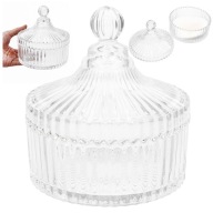 MISA NA CUKOR, veľká nádoba na cukor, 550 ml, sklo, ideálna na elegantný stôl