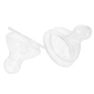 NUK Silikónový cumlík na fľašu 0-6m S First Choice+ 2 ks
