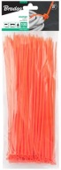 Sťahovacia páska 3,6x200mm ORANŽOVÁ oranžová sťahovacia páska 100 ks