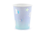 Narwhal Cups Sea Shells Birthday 6 ks