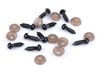 Krimpovacie očká pre maskotov 8 mm 10 ks (5 párov)