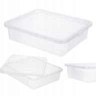 Box box, uzavretá plastová nádoba, 10l box s vekom, nádoby