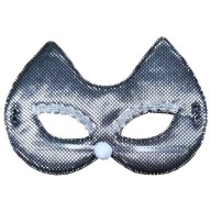 Mačka MASKA KITTEN flitr VENICE gumička SILVER