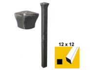 GUĽA S HLAVOU KOVANÁ OCEL H150 12x12MM