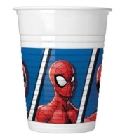 Plastové poháre SpiderMan Birthday Spider
