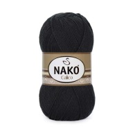 Priadza Nako Calico 100g bavlna akryl 217 čierna